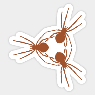 The three spiders Sticker